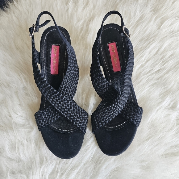 Betsey Johnson black heels, 7 - Picture 2 of 8